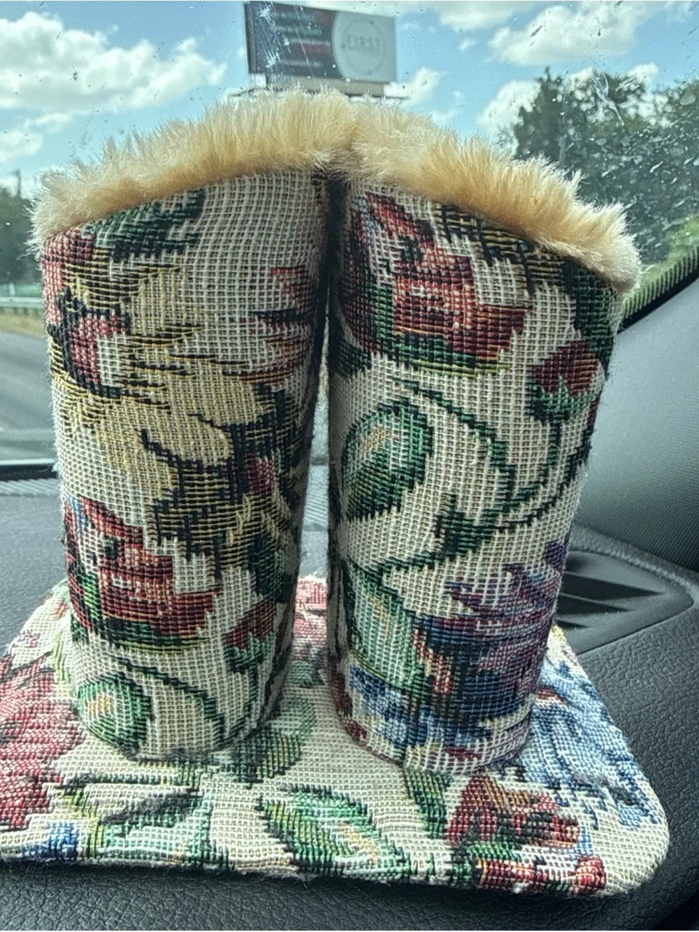 Vintage Floral Storage